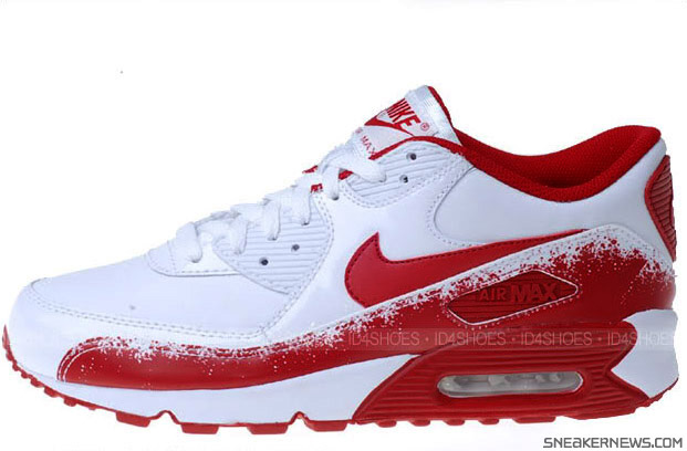 Nike Air Max 90 – White – Varsity Red – Tennis Pack