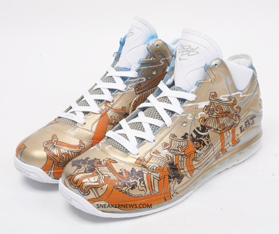 Nike Air Max LeBron VII - Artist Series - Beijing Edition by Le Quiqui