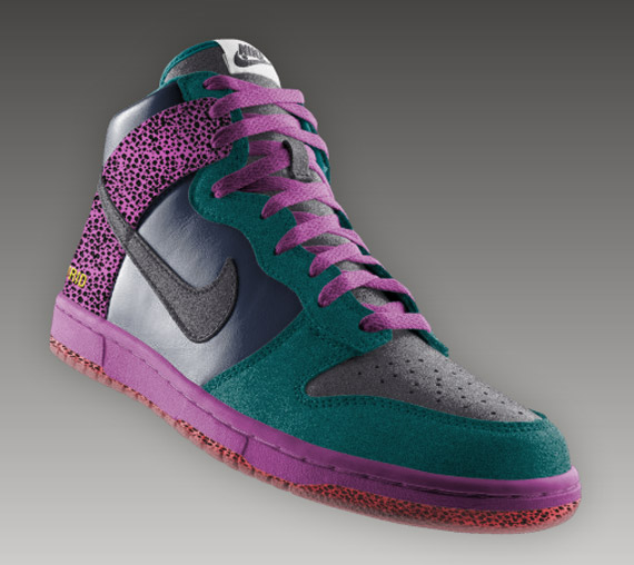Pies suaves Renacimiento partido Republicano Nike Dunk High + Low - Safari Print and Clear Sole Options Now Available on Nike  iD - SneakerNews.com