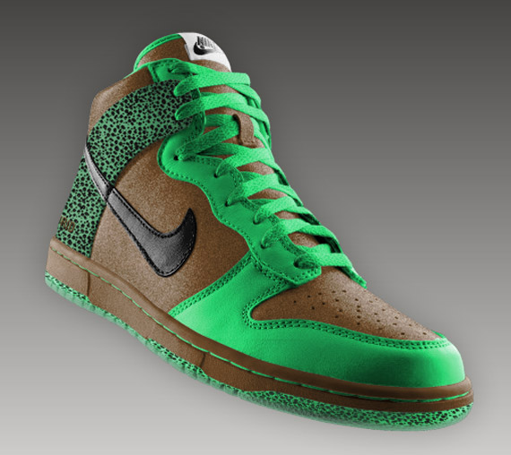 Nike Dunk High + Low – Safari Print and Clear Sole Options Now Available on Nike iD