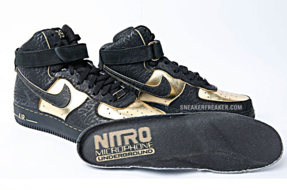 Nitro Microphone Underground x Nike Air Force 1 High – September ’09