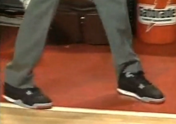 Phil Jackson Wears Air Jordan IV During 1989 Eastern Conference Finals