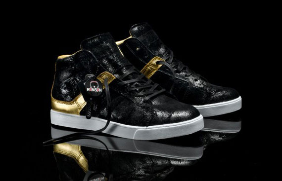 Samantha Ronson x Supra Indy - Distressed Black Gold - SneakerNews.com