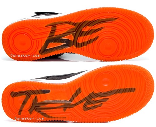 Nike x Futura – Air Force 1 Hi – Navy – White – Orange