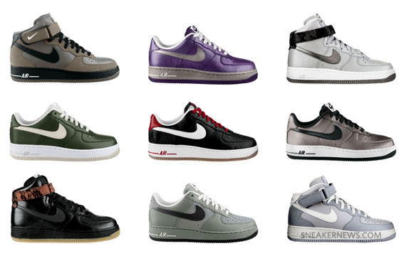 Nike Air Force 1 - Holiday 2009 Releases