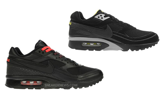 Nike Air Classic BW - Black - Hot Red + Black - Voltage Yellow - SneakerNews.com