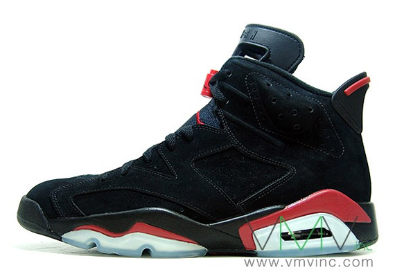 Air Jordan VI (6) Retro - Black - Varsity Red - Available - SneakerNews.com