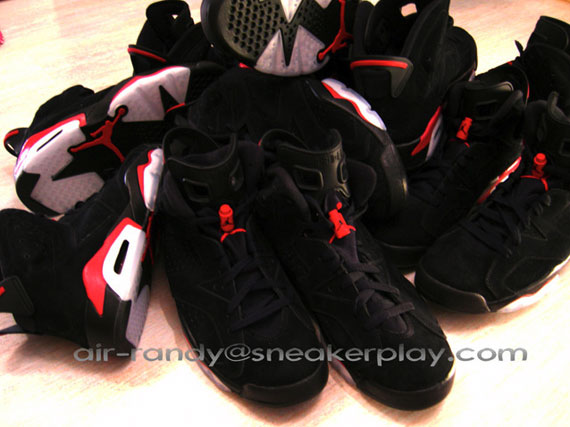 Air Jordan VI (6) – Black – Varsity Red – New Photos