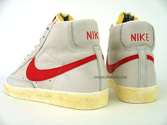 Nike Blazer High VNTG – Sail – Red – White