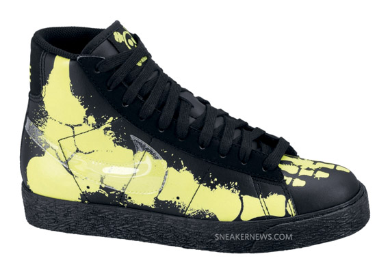 Nike Blazer High GS - Skeleton Feet - Halloween Pack - SneakerNews.com