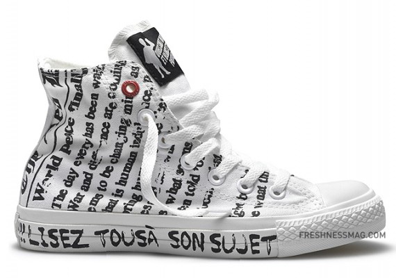 Lupe Fiasco x Converse Chuck Taylor All Star High – 1Hund(Red) Collection Entry #80