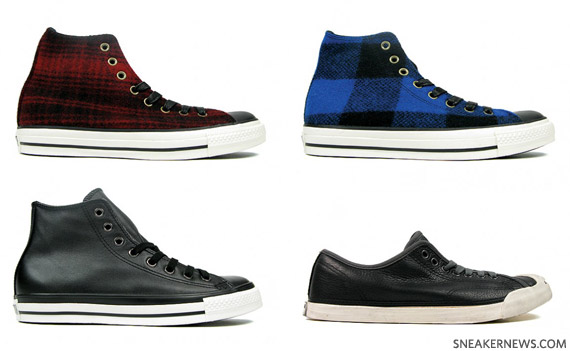 Converse Chuck Taylor All Star High + Woolrich Pack + Jack Purcell Low
