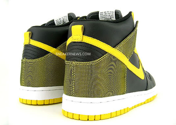 Nike Dunk High North – Varsity Maize – Black