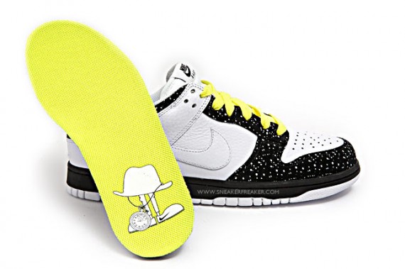 Nike Dunk Low East - Black - White - Yellow - Splatter