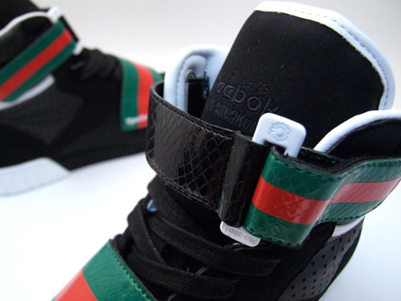 Mita Sneakers x Reebok – EX-O-FIT HI S.G. STRAP – Gucci Inspired