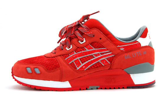 all red asics gel lyte 3