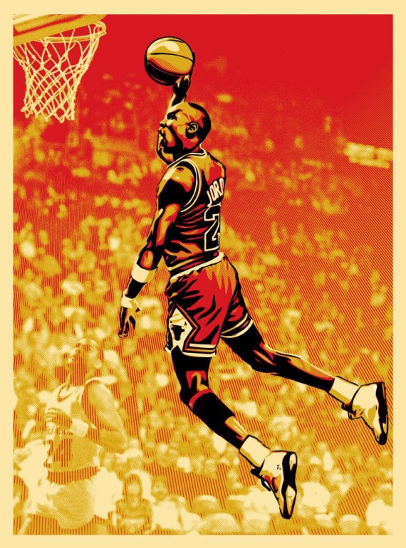 Shepard Fairey x Upper Deck x Michael Jordan - Hall of Fame Portraits ...