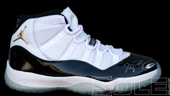 jordan signed shoes