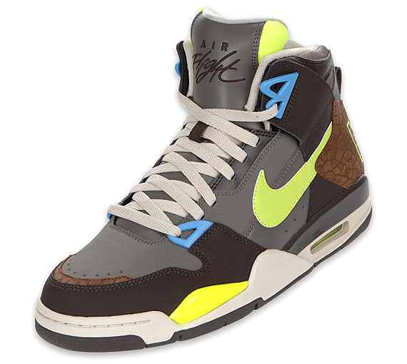 Nike Air Flight Condor High SI - Grey - Blue - Yellow