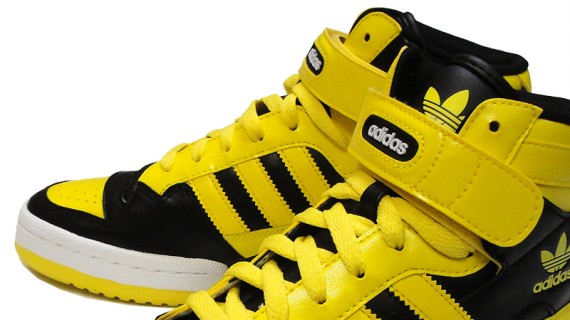 adidas Forum Mid - Yellow - Black - White - SneakerNews.com