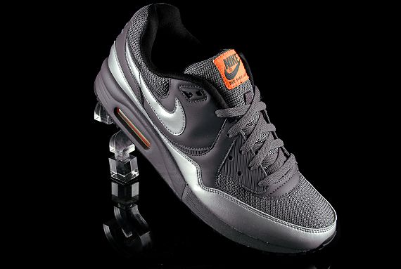 Nike Air Max Light - Dark Grey - Metallic Silver - Orange