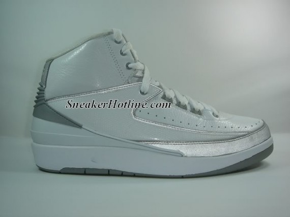 Air Jordan II (2) Retro - White - Reflective Silver - New Images