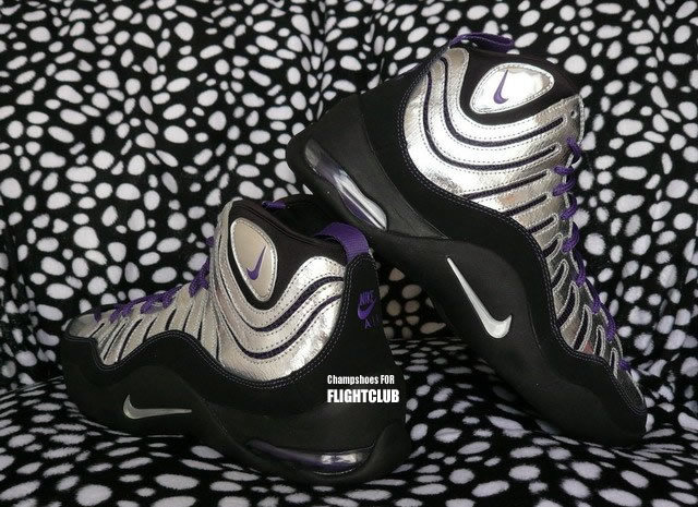 Nike Air Bakin' Retro - Metallic Silver - Black - Purple