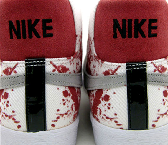 nike blood splatter shoes