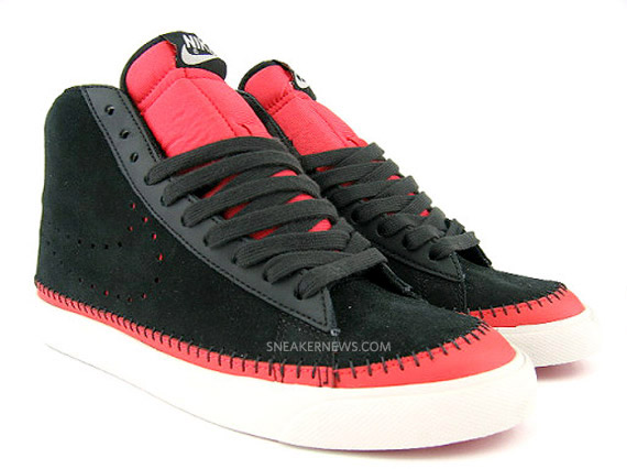 Nike Blazer Mid ND – Black – Hot Red – Available