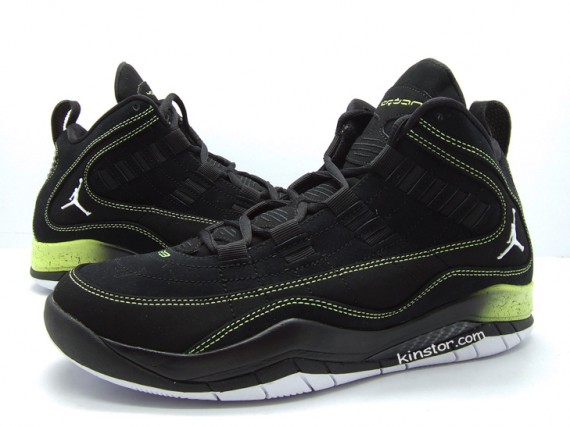 Air Jordan Hallowed Ground – Black – White – Neon Yellow