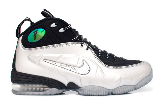 Nike Air Penny 1/2 (Half) Cent - Black - Metallic Silver - Available ...