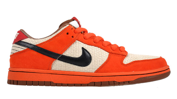 Nike SB Dunk Low Premium - Orange - Sail Hemp - SneakerNews.com