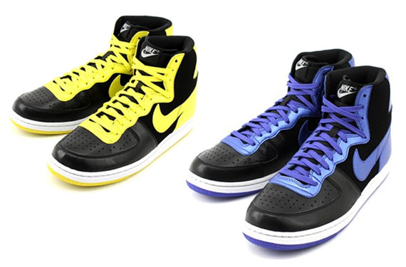 Nike Terminator High – Pearl Blue – Black + Yellow – Black