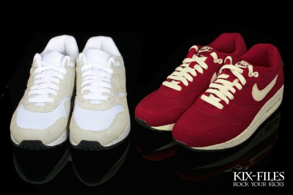 Nike WMNS Air Max 1 – Suede Pack – White + Beet