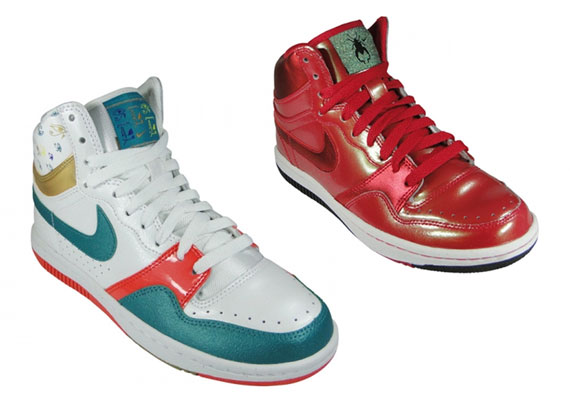 Nike WMNS Court Force High - Egypt Pack - Scarabeus + Eye of Horus