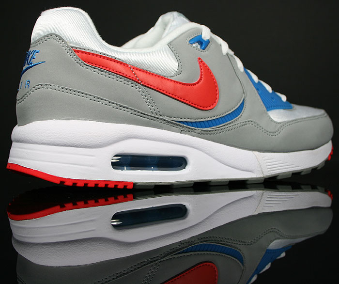 Nike Air Max Light - Shadow Grey - White - Hot Red - Blue