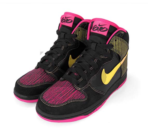 WMNS Nike Dunk High 6.0 - Black - Midwest Gold