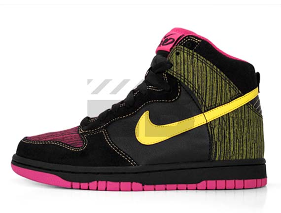 WMNS Nike Dunk High 6.0 - Black - Midwest Gold - SneakerNews.com