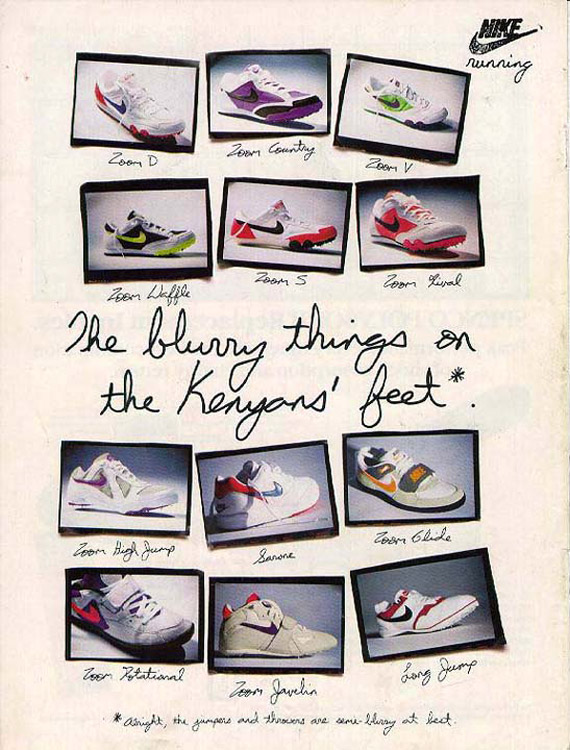 Classic 1980 Nike "Boston '73" Obori Running Shoe Print Ad