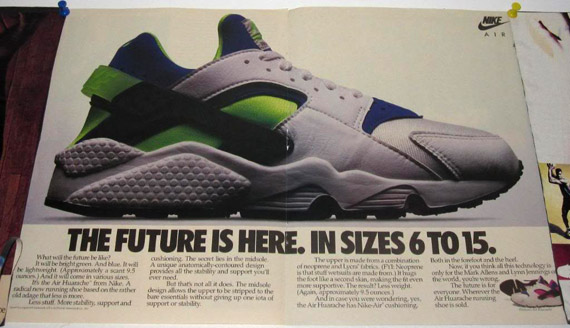 1989 vintage original print ad Nike Air Circuit Shoes Built For Speed