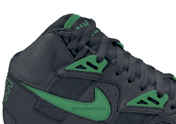 Nike Air Trainer SC High Black/Pine Green •