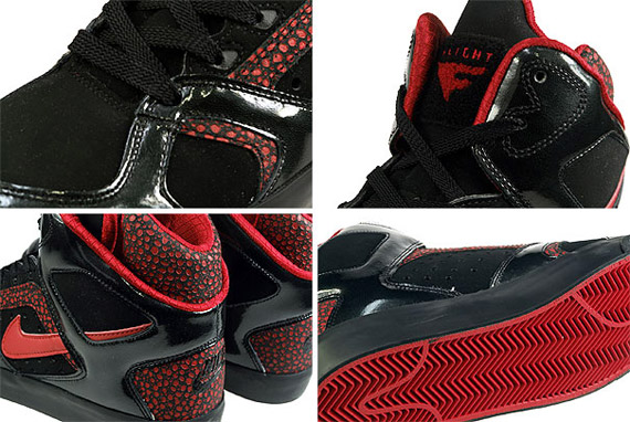 Nike Auto Flight Hi – House of Hoops Exclusive – Safari – Black – Red