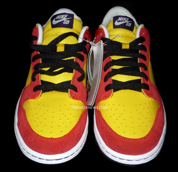 Nike Dunk Low SB – Midwest Gold – Red – Black – Sample