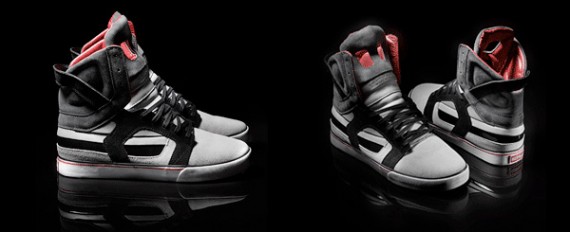 Supra skytop 2 red hotsell and black