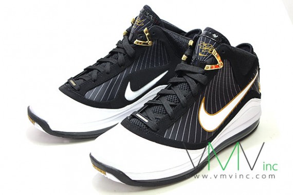 Nike Air Max LeBron VII (7) - Black - White - Gold - Available for Pre-Order