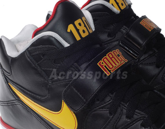 Nike Auto Force 180 Mid – Black – Maize – Red – Available on eBay