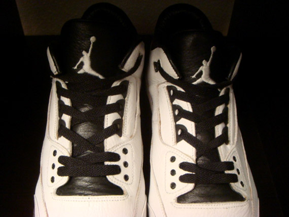 Air Jordan III (3) Retro – White – Black – Unreleased 2006 Sample – Available on eBay