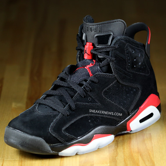 Air Jordan VI (6) Black/Varsity Red - Detailed Images + Wallpaper ...