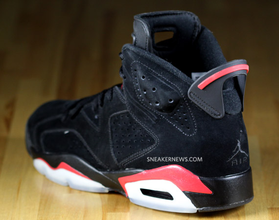 Air Jordan VI (6) Black/Varsity Red - Detailed Images + Wallpaper ...