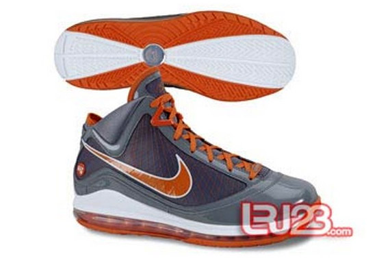 Monument Uskyld Ikke moderigtigt Nike Air Max LeBron VII - Grey Collection - Red + Orange + Blue -  SneakerNews.com